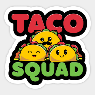 Taco Squad Sticker